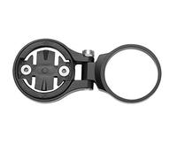 Nikou Cycling Computers Mount, Adjustable Bicycle Stem Top Cap Mount Holder, Aluminium Alloy Cycling Odometer Extension Mount, Bike Computer Holder (Black)