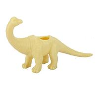 Nikou Dinosaur Shape Planter, Personality Cartoon Dinosaur Shape Succulent Planter Multipurpose Bonsai Plant Vase Flower Pot for Garden Decoration Creative Tabletop Plant Pot(Yellow)