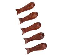 Nikou Dish Drying Rack with Lid, Large Capacity 19x11x13 in, Sturdy Versatile Dish Drainer for Kitchen Bowls Plates, Brown, Includes 5 Pcs Wooden Fish Shape Chopstick Rest Holder