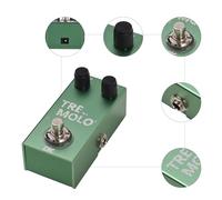 Nikou DK Guitar Tremolo Pedal, Mini Electric Guitar Effects Pedal, True Bypass, Metal Shell, DC 9V, 6.35mm Input/Output Interface, Guitar Tremolo Effector