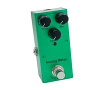 Nikou EF-10 Electric Guitar Effect Pedal, Portable Mini Analog Delay Pedal with True Bypass, Dark Green, Compact Design for Electric Guitar Players