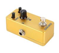 Nikou Electric Guitar Effects Pedal, Mini Modulation Amplifier Simulation Pedal, Golden Distortion for Guitar and Bass, Compact Design, Musical Instrument Parts
