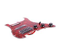 Nikou Electric Guitar Pickguard Pre Wired, Loaded Pickup Plate with Single Double Coil Pickups, 1 Volume 2 Tone Knobs, Compatible with Various Electric Guitars