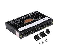 Nikou Graphic Equalizer, Audio Equalizer 12V Car Audio Modified Graphic Equalizer EQ 7s Car Audio Stereo Tuner with 3.5mm Auxiliary Input and Knob