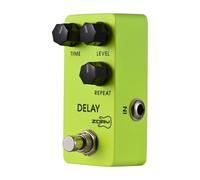 Nikou Guitar Analog Delay Effects Pedal, TIME/LEVEL/REPEAT Controls, DC 9V, 6.35mm Input/Output, Aluminum Alloy, True Bypass, Versatile Electric Guitar Delay Effector