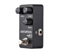 Nikou Guitar Distortion Effects Pedal, Level/Tone/Gain Controls, DC 9V, 6.35mm Input/Output, Aluminum Alloy, True Bypass, Electric Guitar Distortion Effector