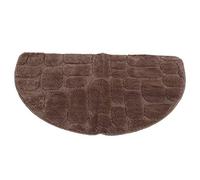 Nikou Half Round Shape Super Absorbent Non-Slip Floor Mat for Front Door Kitchen Bedroom Entrance Rug, 45 x 75 cm, Easy to Clean, Home Decor