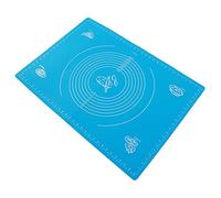 Nikou Household Silicone Non-Stick Baking Mat with Scales, Rolling Dough Pad Kitchen Baking Tools, 45 x 65 cm, Pink, Easy to Clean, Heat Resistant