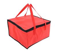 Nikou Insulated Food Delivery Bag, Multi Size Non Woven Fabric Warmer, Portable Insulation Bag with Aluminum Foil, 40 x 40 x 24 cm, Ideal for Pizza and Food Delivery