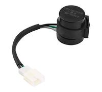 Nikou Motorcycle Turn Signal Flasher, 3 Pins Round Motorbike Indicator Relay LED Blinker for GY6 50-150cc Motorcycles Scooters Moped ATV