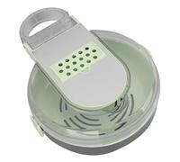 Nikou Multifunctional Table Cutter, Alloy Steel Rice Cake Slicing Machine Knife for Fruit, Bread, Vegetable, Meat, Kitchen Grater Set, 8 Cutting Modes, Stainl Steel Blades