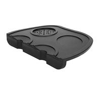 Nikou Non-Slip Coffee Tamper Holder Stand Rack, Large Size Silicone Tamping Station Mat, Antiskid Coffee Tamper Mat for Coffee Maker Accories, Black