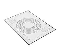 Nikou Non-Slip Silicone Dough Pad, Non-Stick Kneading Mat with Scales, Kitchen Baking Accory, 60 x 80 x 0.4 cm, Black, Baking Dough Mat, Pastry Mat