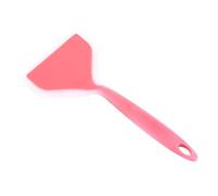 Nikou Non-Stick Silicone Shovel Spatula, Wide Turner for Cake, Steak, Pizza, Kitchen Cooking Utensils, Orange Color