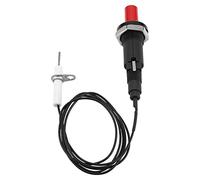 Nikou Piezo Igniter, Piezo Spark Ignition Set 1 Out 2 Piezo Spark Ignition Kit BBQ Grill Push Button Igniter with 1m Cable for Fireplace Stove Gas Oven