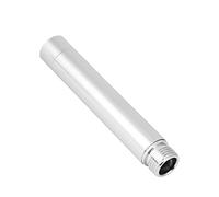 Nikou Shower Extension Tube, 4Inch Stainless Steel Handheld Shower Head Extension Pole Shower Extension Arm Round Shower Extension Tube Bathroom Accessories