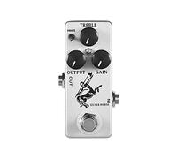 Nikou Silver Horse Overdrive Boost Guitar Effect Pedal, Full Metal Shell, True Bypass, Overdrive Effect for Electric Guitar, Compact Design