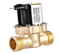 Nikou Solenoid Valve, 1/2" AC 220V Normally Closed Brass Electric Solenoid Magnetic Valve for Water Control