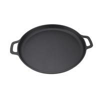Nikou Stainl Steel Saucepan with Handle, Multipurpose Nonstick Cooking Pot for Induction & Gas Cooker, 35 cm / 13.8 in, Flat Bottom, Cast Iron Pancake Skillet