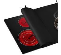 Nikou Stove Top Cover 25x25cm, Stove Burner Covers Gas Hob Range Protectors, Heat Resistant Fireproof Prevent Slip Multipurpose Stove Cover Protector for Kitchen Supplies(Square)