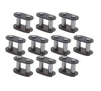 Nikou T8f Chain Master Link, 10pcs Chain Master Link Steel Wear Resistance Connectors Lightweight Direct Replacement for Bike Mini Bike MTB Karting Pit ATV Scooter