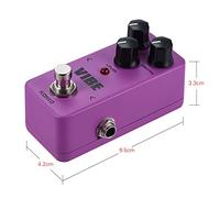 Nikou VIBE Mini Analog Rotary Speaker Electric Guitar Effect Pedal, True Bypass, Full Metal Shell, Rotary Speaker Simulator, Compact Design, Guitar Accories