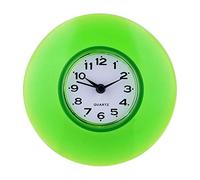 Nikou Waterproof Clock,Mini Cute Bathroom Kids Room Perfect Time Tool for Bathroom, Kitchen, Living Room, Bedroom(Green)