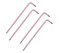 Nikovoke 4Pcs 2mm Ball End Hex Key Set, L-Shape Long Arm Allen Wrench, Compatible with Furniture Assembly, Bicycle Repair, Motorcycle Maintenance and DIY Projects