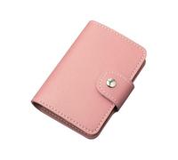Nikovoke Leather Card Holder with RFID Blocking, 7.5cm Compact Wallet with Plastic Insert Sleeves for Credit Debit ID and Business Cards