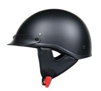 NIKSHI Motorcycle Half Helmets Brain Cap Half Shell Jet Helmet Scooter Helmet Retro Helmet Motorcycle Half Helmet Men and Women Adults for Cruiser Chopper Biker Moped ECE Approval,#2-XL(59-60CM)