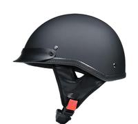 NIKSHI Motorcycle Half Helmets Brain Cap Half Shell Jet Helmet Scooter Helmet Retro Helmet Motorcycle Half Helmet Men and Women Adults for Cruiser Chopper Biker Moped ECE Approval,#1-L(57-58CM)