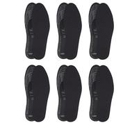 Niksultant 6 Pairs Anti-Odour Shoe Insoles - Breathable Cotton Memory Foam Inserts for Men and Women - Support Pads, Hygienic Inner Soles