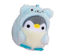 Niktule Cartoon Plush Keychain,Stuffed Doll Keychain - Pendant Keyring with Rounded Look for Bags, Car Keys, Mobile Phones, Backpacks