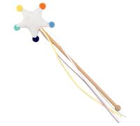 Niktule Cat Wand,Interactive Toy Rod Kitten Cat Teaser | Pet Supplies, Cute Moon Cloud Cat Stick, Kitten Toys Accessories, Cat Toy for Chasing, Exercising