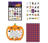Niktule Family Card Games | 24 Players Board Card Games,Halloween Bingo Play Set Gathering Table Toy for Home Camping Kids Classroom Travel Homeschool Family School Vacation Festive