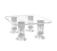 Niktule Fish Aquarium Accessories - Shockproof Water Pump Riser | Transparent Aquarium Pump Stand Aquarium Accessories for Aquarium Ponds Fish Tank