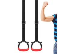 Niktule Gymnastic Rings - Adjustable Strap Strength Training Rings,Kids Calisthenics Equipment for Gym Strength Training Home Play Preschool Activity Physical Education Rehabilitation