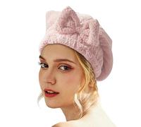Niktule Hair Drying Cap, Soft and Absorbent Quick Drying Hair Plop with Bow-Knot, Towel Cap for Drying Curly, Long & Thick Hair, Hair Accessories, Hair for Women