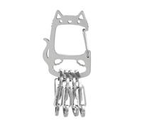 Niktule Key Ring Organizer | Car Keychains Organizer | S Hook Stainless Steel Cat Utility Storage for School Daily Commuting Business Trips Backpacking Gym Outdoor Activities Shopping Camping