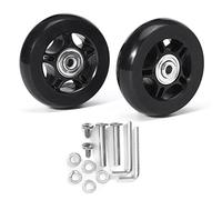 Niktule Mute Trolley Case Wheels, Replacement Luggage Suitcase Spinner Wheels, Swivel Caster Wheels Bearings Repair Kits