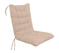 Niktule Non-Slip Rocking Chair Seat Cushions, Chair Pads for, Indoor Outdoor Chair Pad with Ties, Adjustable Car Back Cushion, Overstuffed Patio Chair Cushion Recliner Chair Pads