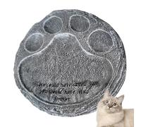 Niktule Pet Memorial Stones For Dogs | Paw Print Cat Tombstone | Exquisite Resin Dog Grave Stone For Loss Of Dog, Pets, Dog, Cat, Cemetery Decoration, Someone Who Lost A Loved