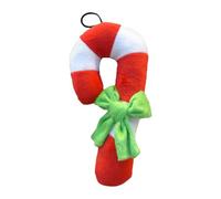 Niktule Plush Squeaky Dog Toys Squeaky Cute Christmas Candy Cane Plush | Stuffed Puppy Chew Toys for Indoor Outdoor Teething Training Home Party