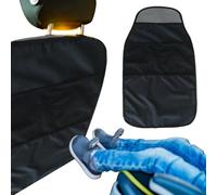 Niktule Seat Protectors for Vehicles Back Seat Kids | Adjustable Back of Seat Protector with Organizer, Kick Mats, Dust Proof Seat Covers for Car Seat, Vehicles Pets, Kids Feet