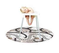 Niktule Splat Mat - Waterproof Washable High Chair Mat - Game Floor Mats Tablecloths - Anti-Slip Spill Splash Mat for Arts Crafts Carpet Picnic, 51 inch