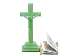 Niktule Standing Crucifix,Decorative es Glow-in-the-Dark - Catholic Decor, Table, Religious for Home, Decorations for Home