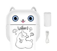 Niktule Sticker Printer - 800mAh Portable Printers | Small Wireless Printer, Sticker Maker 1 Roll Printing Paper for To-Do Lists, Scrapbooking