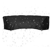 Niktule Waterproof Sofa ?Outdoor Sectional Couch ?Sofa Protector with Drawstring Anti-UV Furniture Fit Most Curved Sofa 3 Size Optional