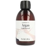 Nikura Argan Oil Cold Pressed - 250ml | For Hair Growth, Face, Skin | 100% Pure | Perfect for Natural Moisturiser & Conditioner, Hair Mask, Body Oil, Cuticles | Vegan & UK Made | BPA Free
