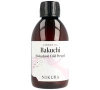 Nikura Bakuchi (Bakuchiol) Oil (Cold Pressed) - 250ml | For Skin, Hair, Body, Face | Moisturising Carrier Oil | Vegan & UK Made | BPA Free